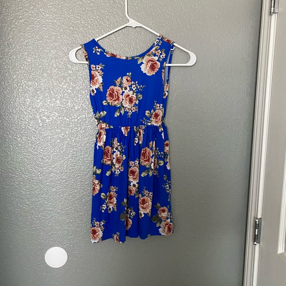 Royal blue dress